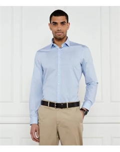 Рубашка Slim fit, синий Calvin klein