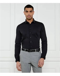 Рубашка Slim fit, черный Calvin klein
