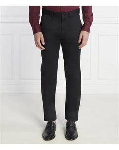 Атласные эластичные брюки-чинос Slim fit, серый Calvin klein