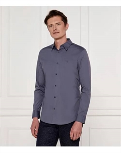 Рубашка Slim fit, синий Calvin klein