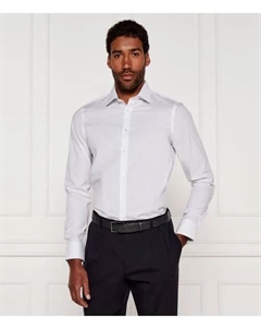 Рубашка Slim fit, белый Calvin klein