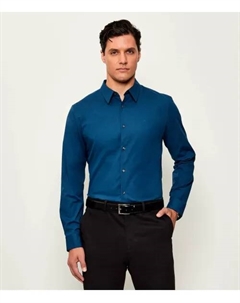 Рубашка Slim fit, синий Calvin klein