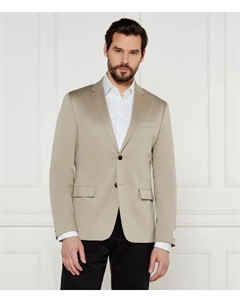 Элегантный жакет Slim fit, бежевый Calvin klein