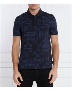 Футболка поло Regular fit, синий Armani exchange
