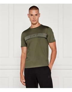 Футболка Slim fit, зеленый Ea7