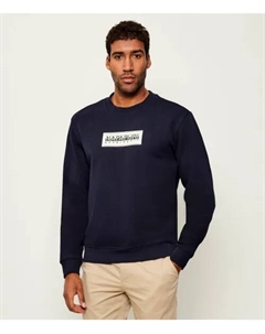 Толстовка с логотипом b-box Relaxed fit, синий Napapijri