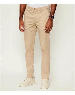 Брюки-Чиносы Bleecker Slim fit, бежевый Tommy hilfiger