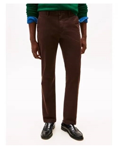 Брюки чинос Denton Straight fit, коричневый Tommy hilfiger