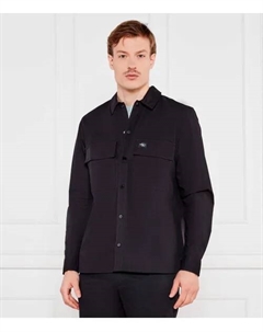 Рубашка Oversize fit, черный Calvin klein jeans