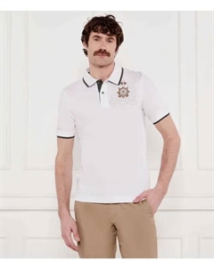 Футболка поло Regular fit, белый La martina