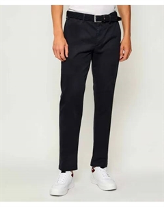 Брюки-Чиносы Bleecker Slim fit, синий Tommy hilfiger