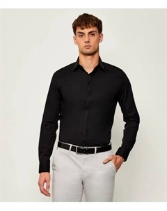 Рубашка Slim fit, черный Calvin klein