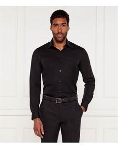 Рубашка Slim fit, черный Calvin klein