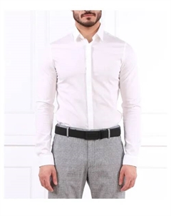 Рубашка из поплина Slim fit, белый Calvin klein