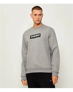 Толстовка с логотипом b-box Relaxed fit, серый Napapijri