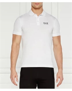 Футболка поло Regular fit, белый Ea7