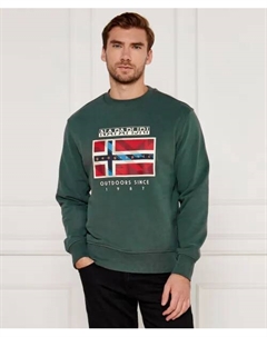 Толстовка Relaxed fit, зеленый Napapijri