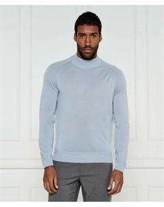 Водолазка из шерсти h-barcel Slim fit, синий Boss