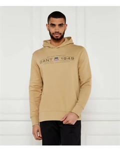 Графическая толстовка Regular fit, бежевый Gant