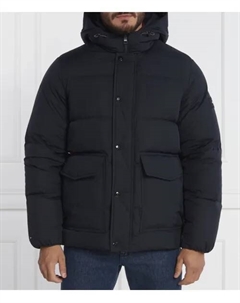 Пуховик с капюшоном Regular fit, синий Tommy hilfiger