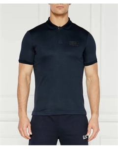 Футболка поло Slim fit, синий Ea7
