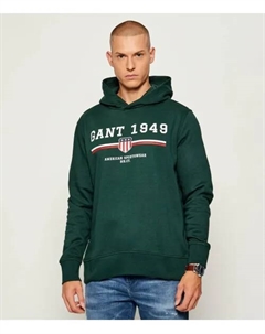 Толстовка Regular fit, зеленый Gant