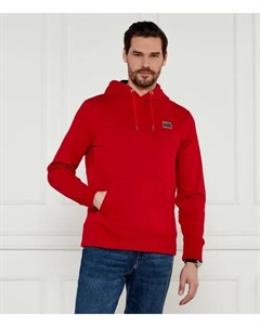 Контрастная толстовка Regular fit, красный Gant