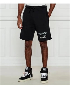 Шорты Дорти Loose fit, черный Hugo