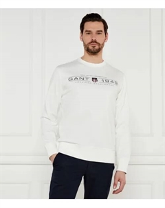 Графическая толстовка Regular fit, белый Gant