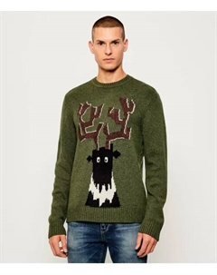 Свитер Regular fit, зеленый Ea7