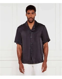 Рубашка Эспино Loose fit, черный Hugo