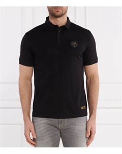 Футболка поло Regular fit, черный Ea7