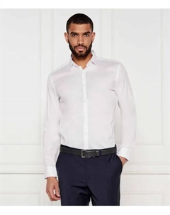 Рубашка Кенно Slim fit, белый Hugo