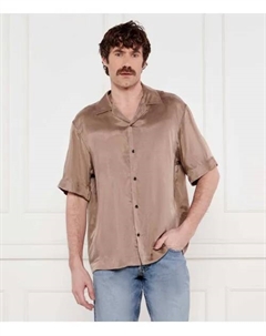 Рубашка Эспино Loose fit, коричневый Hugo