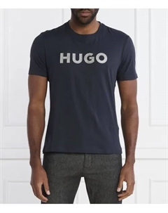 Футболка dulivio_u241 Regular fit, синий Hugo