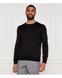 Шерстяной свитер Regular fit, черный Joop