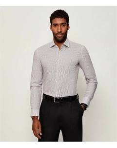 Рубашка Кенно Slim fit, белый Hugo