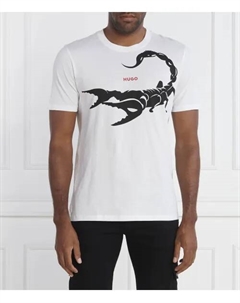 Футболка Darpione Regular fit, белый Hugo