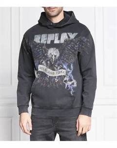 Толстовка Regular fit, серый Replay