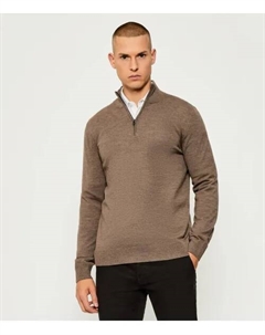 Шерстяной свитер Дарио Regular fit, коричневый Joop