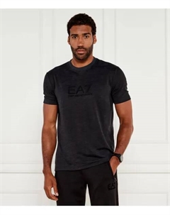 Футболка Slim fit, черный Ea7