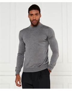 Шерстяной свитер Сан-Маттео Regular fit, серый Hugo