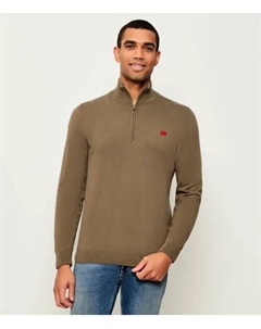 Свитер Сан-Квинтус-c Regular fit, зеленый Hugo