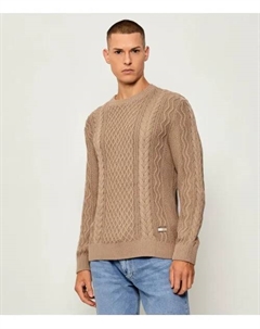 Свитер Slim fit, бежевый Tommy jeans