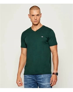 Футболка Slim fit, зеленый Gant