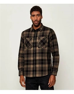 Рубашка Эгрин Relaxed fit, коричневый Hugo