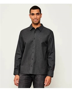 Меланжевая рубашка Regular fit, черный Calvin klein
