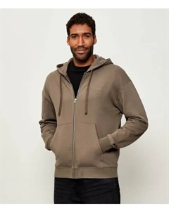 Толстовка на молнии Relaxed fit, бежевый Hugo