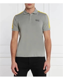 Футболка поло Regular fit, серый Ea7