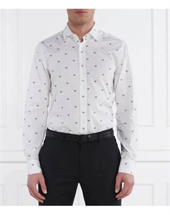 Рубашка Елисея Slim fit, белый Hugo